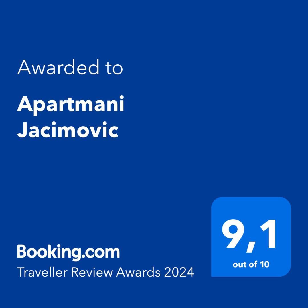 Apartmani Jacimovic Čanj エクステリア 写真